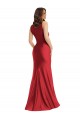 Outlet Silky Satin Square Neck Sleeveless Long Plus Size Formal Evening Dress